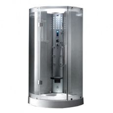 Mesa 302C-SS1-Corner 1 Person Steam Shower Clear Glass MSRP $4047.00