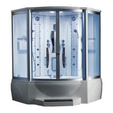 Mesa 608A SST2-Corner 2 Person Steam Shower Tub Combo MSRP $6735.00