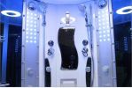 Mesa 608P SST2-Corner Blue Glass 2 Person Steam Shower Tub Combo MSRP $6735.00