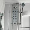 Mesa 609P SST2-Blue Glass 2 Person Steam Shower Tub Combo MSRP $5385.00