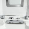 Mesa 609P SST2-Blue Glass Corner 2 Person Steam Shower Tub Combo MSRP $5985.00