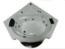 Mesa 609P SST2-Blue Glass Corner 2 Person Steam Shower Tub Combo MSRP $5985.00