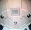 Mesa 702A SST2-Blue Glass Corner 2 Person Steam Shower Tub Combo MSRP $6435.00