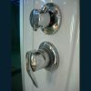 Mesa 702A SST2-Blue Glass 2 Person Steam Shower Tub Combo MSRP $5835.00