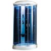 Mesa 9090K-SS1-Corner 1 Person Steam Shower Blue Glass MSRP $3894.00