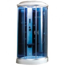 Mesa 9090K-SS1-1 Person Steam Shower Blue Glass MSRP $3297.00