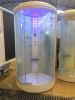 Mesa 9090K-SS1-Corner 1 Person Steam Shower Clear Glass MSRP $3894.00