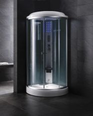 Mesa 9090K-SS1-1 Person Steam Shower Clear Glass MSRP $3297.00