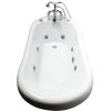 Mesa Malibu BT-062 Free Standing Whirlpool Clawfoot Bathtub MSRP $4485