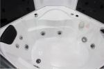 Mesa 609P SST2-Blue Glass Corner 2 Person Steam Shower Tub Combo MSRP $5985.00